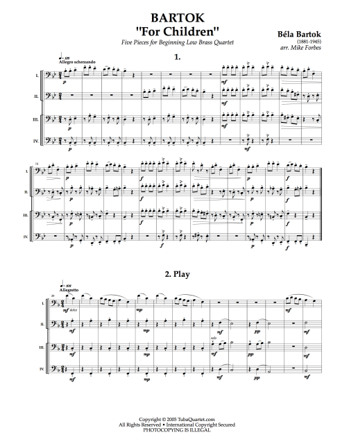 Concert Suite for Low Brass (Low Brass Ensem